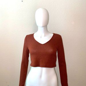 Crop top long sleeve